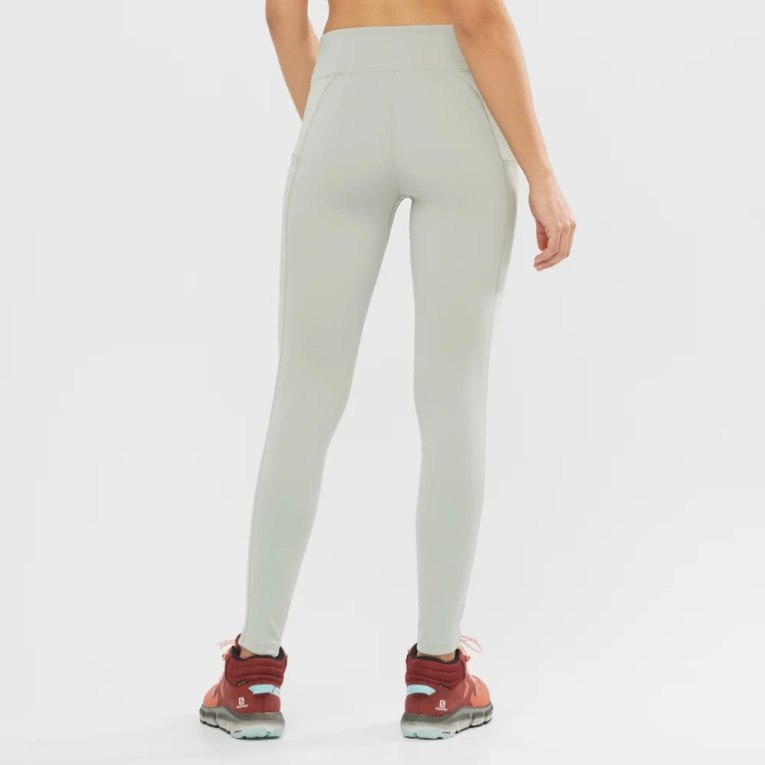 Salomon Outline Women's Running Tights Mint | CA 21N78